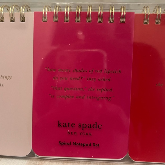Kate Spade SHE Spiral Notepad Set - Picture 3 of 5